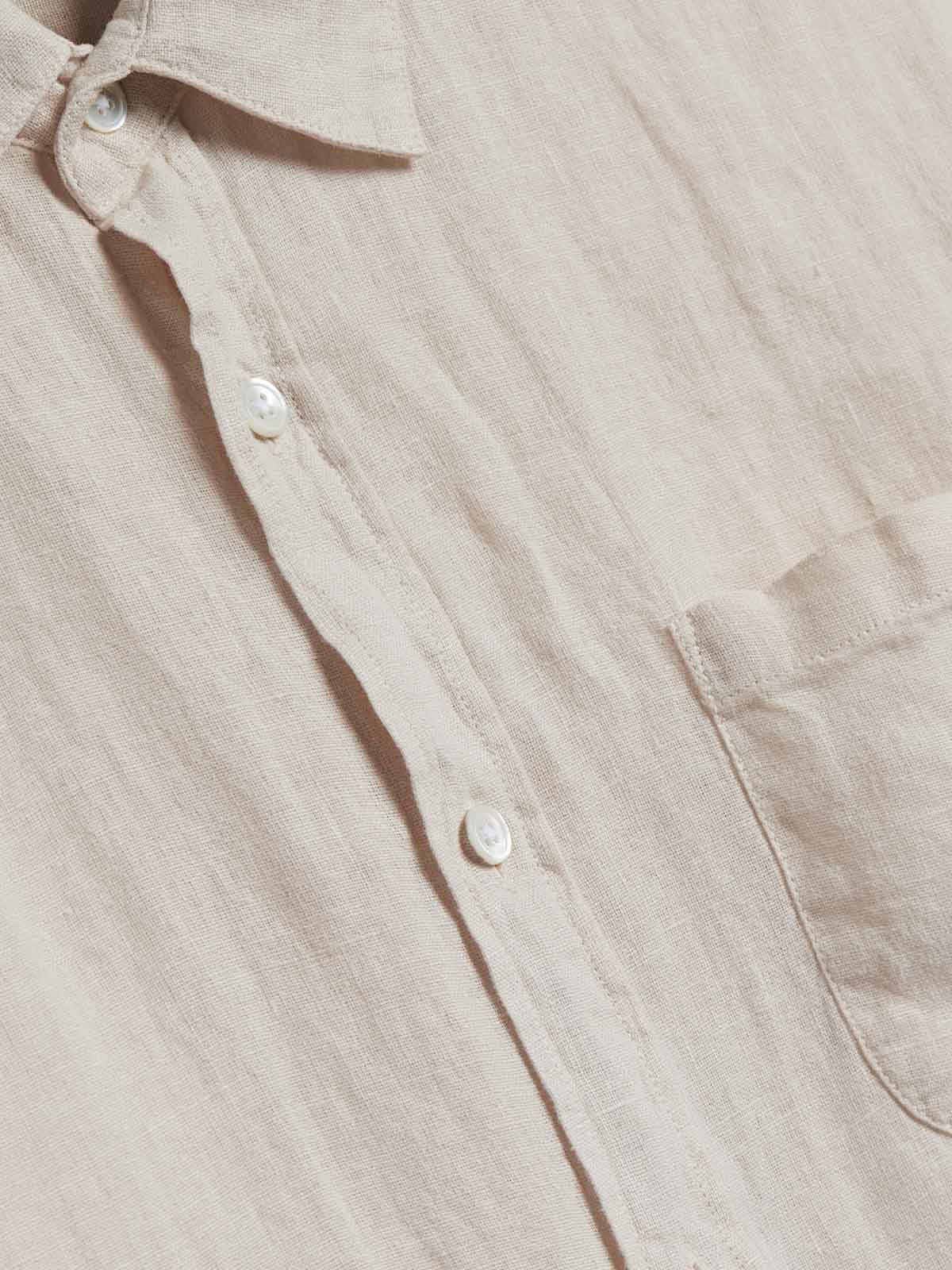 Portuguese Flannel Linen LS Shirt Raw