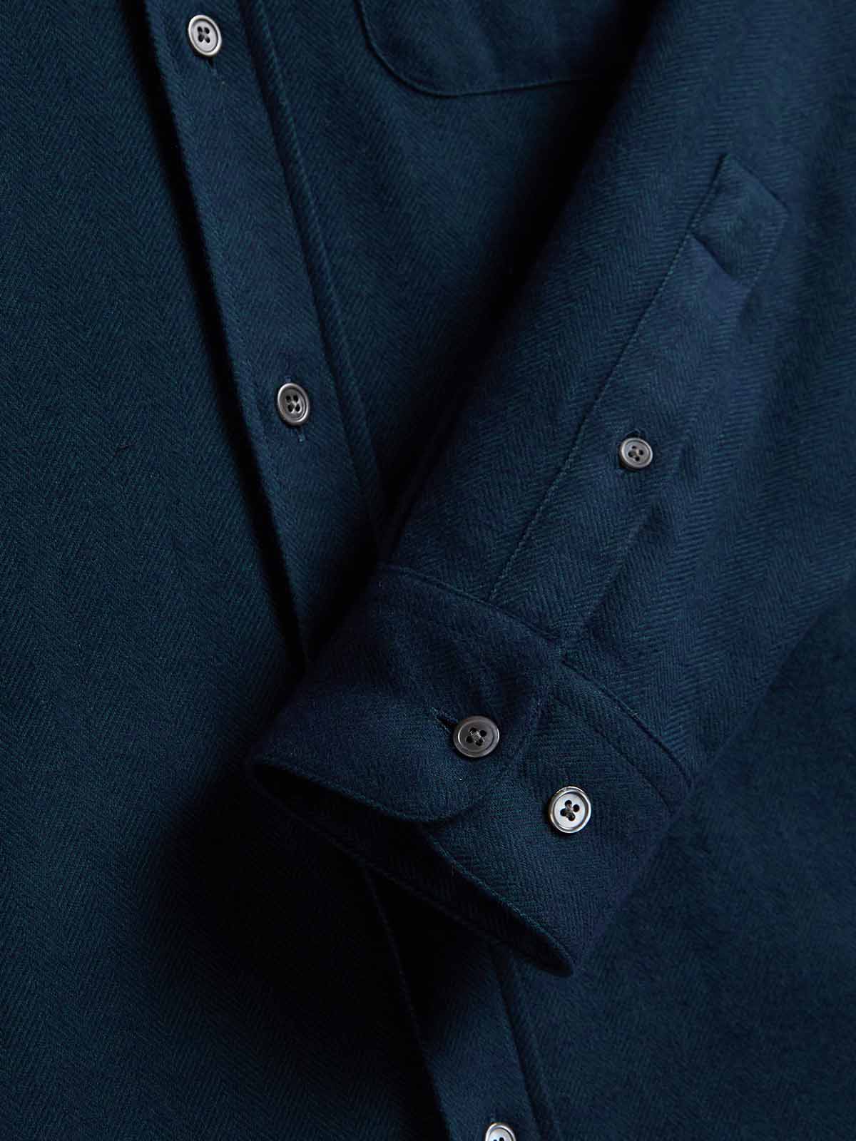 Portuguese Flannel Shirt Espiga Green