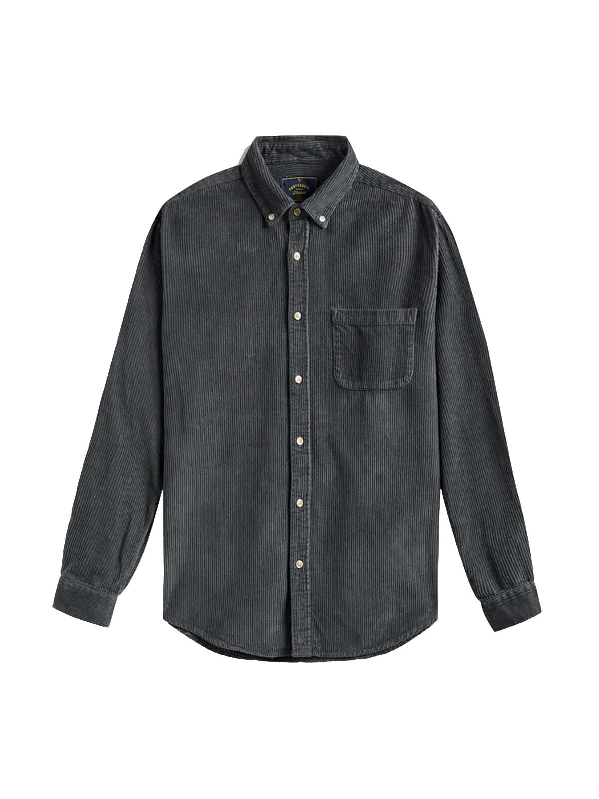 Portuguese Flannel Lobo Shirt Anthracite