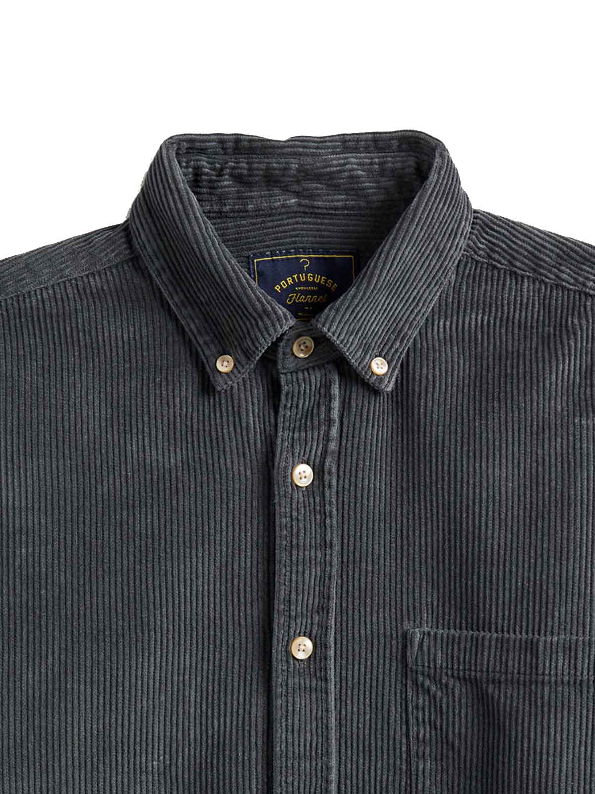 Portuguese Flannel Lobo Shirt Anthracite