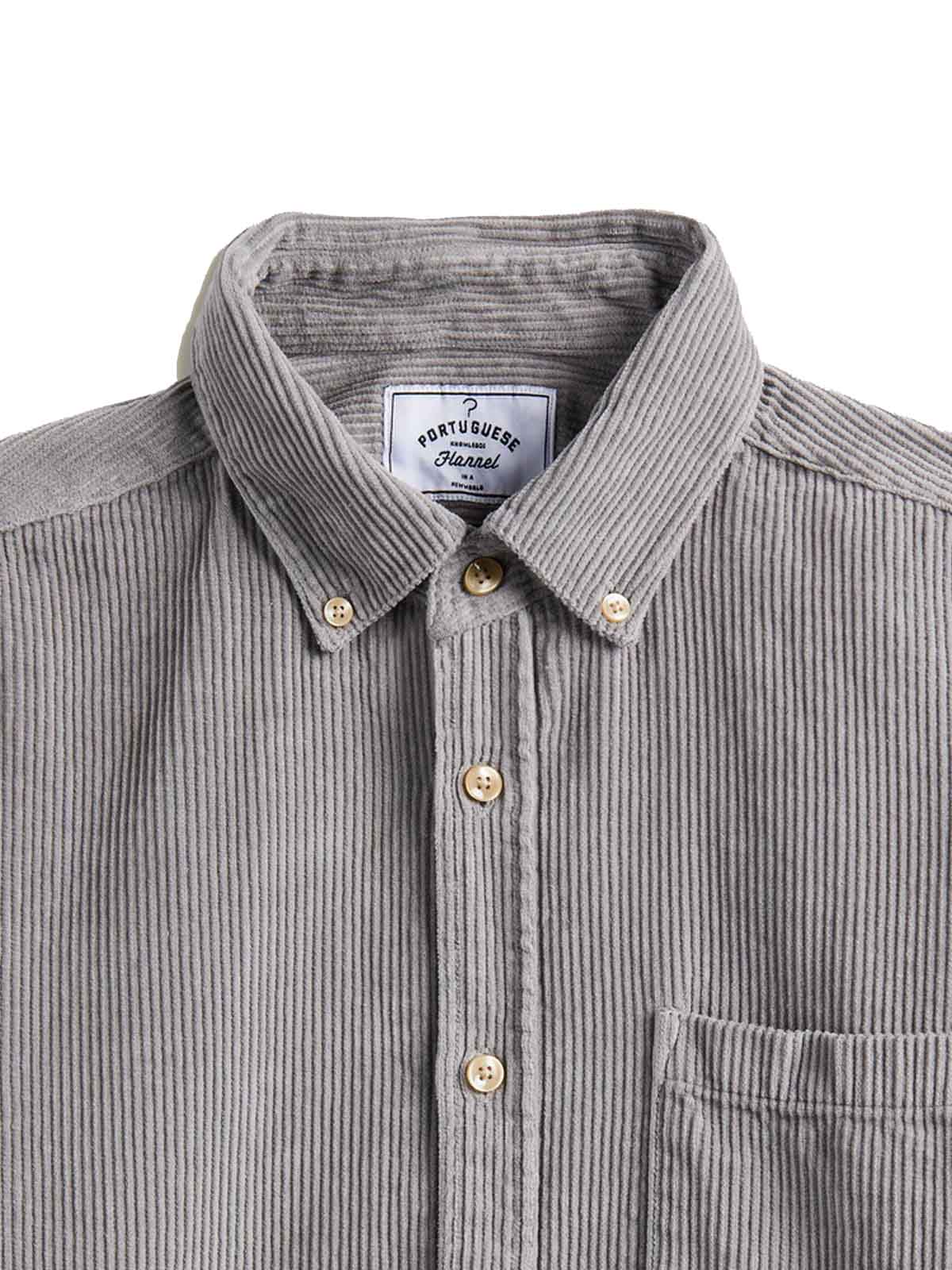 Portuguese Flannel Lobo Shirt Grey