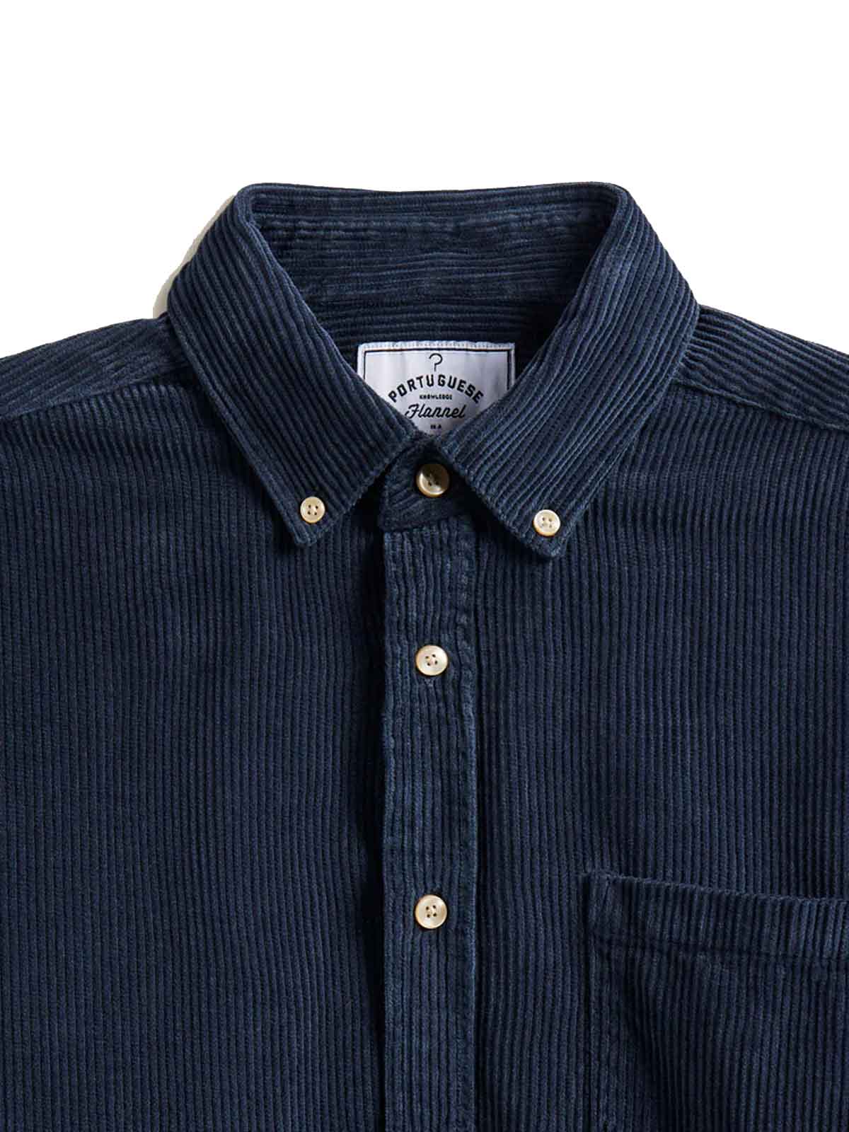 Portuguese Flannel Lobo Shirt Navy