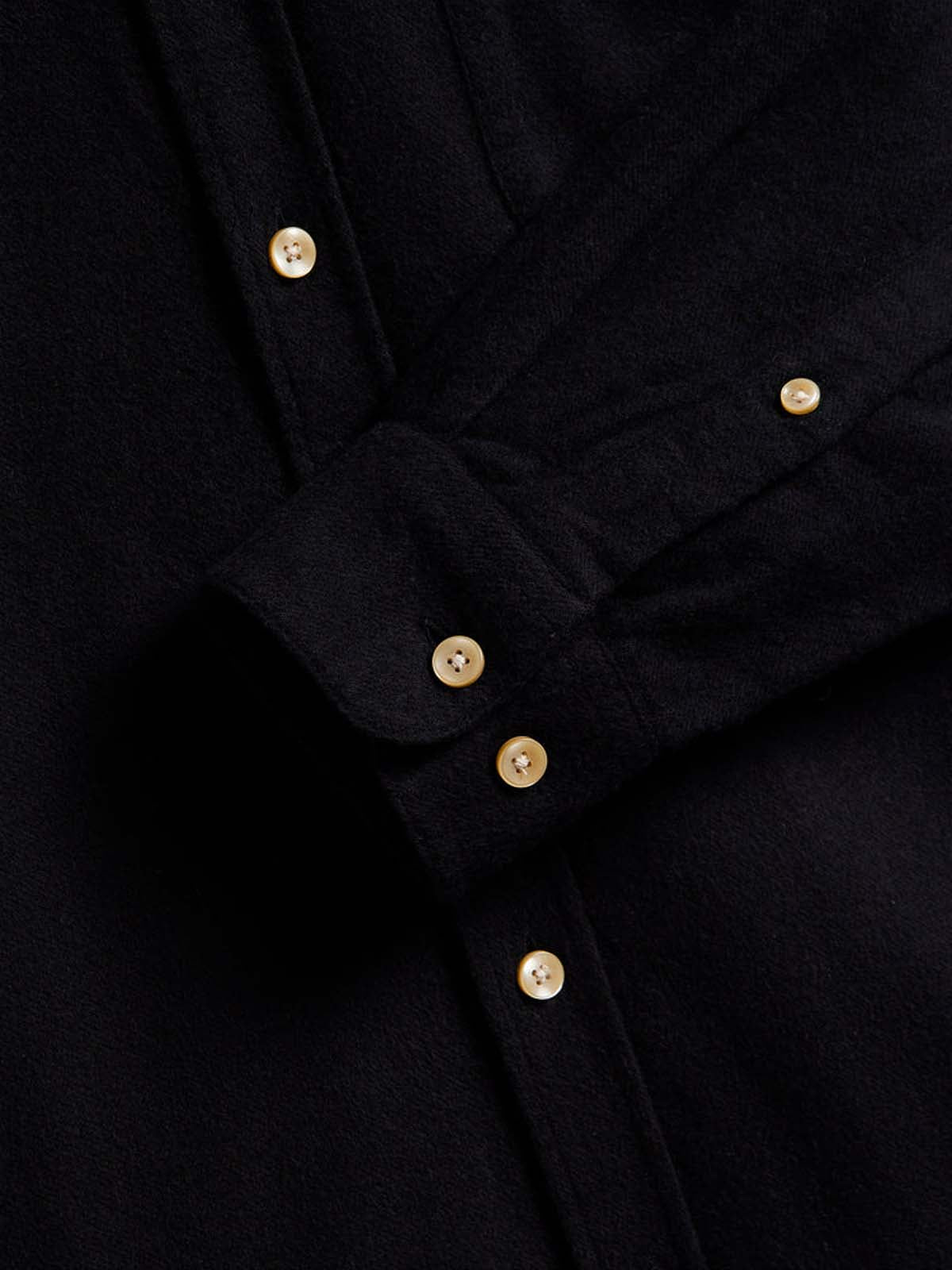Portuguese Flannel Teca Black