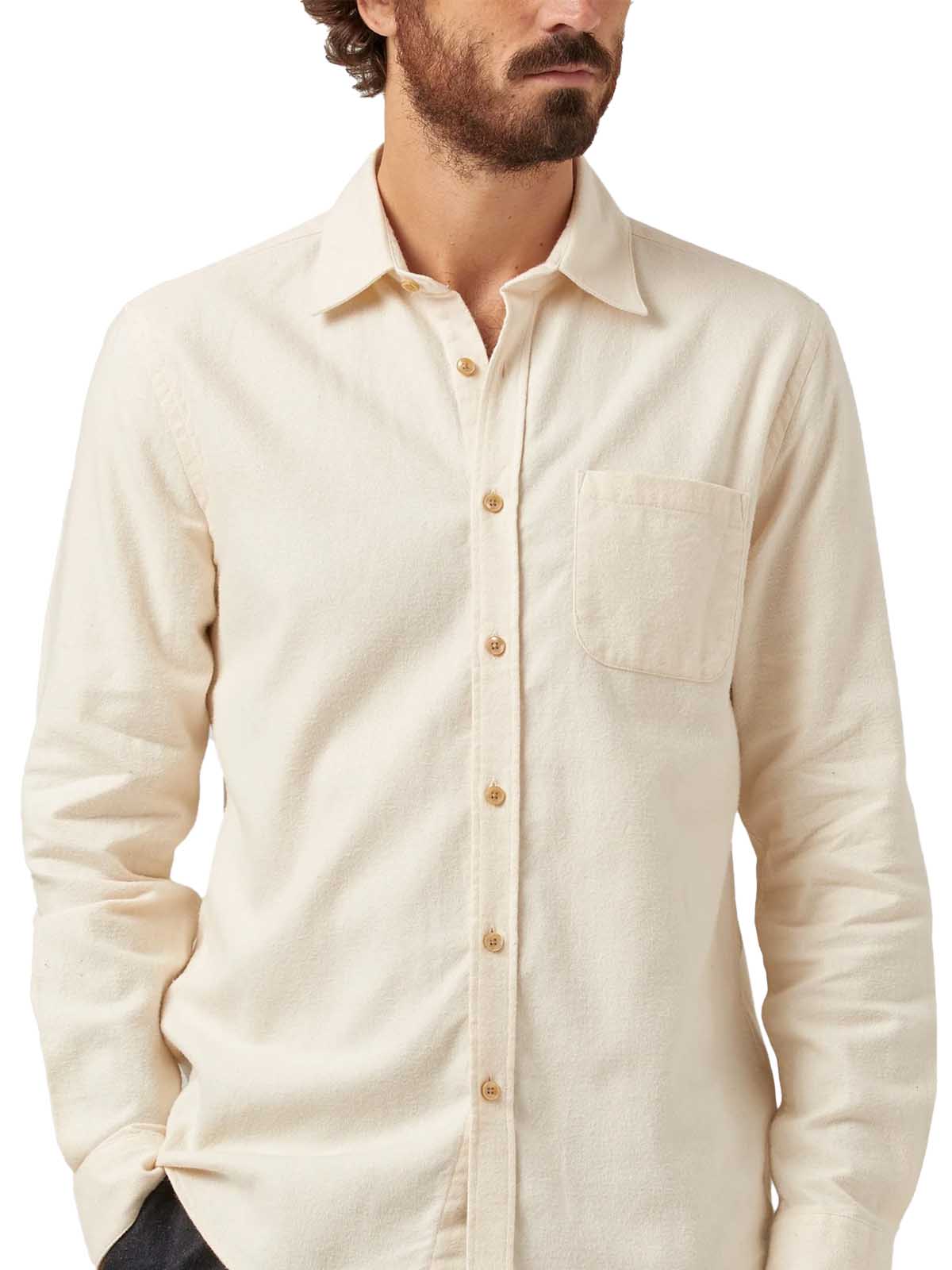 Portuguese Flannel Teca Ecru