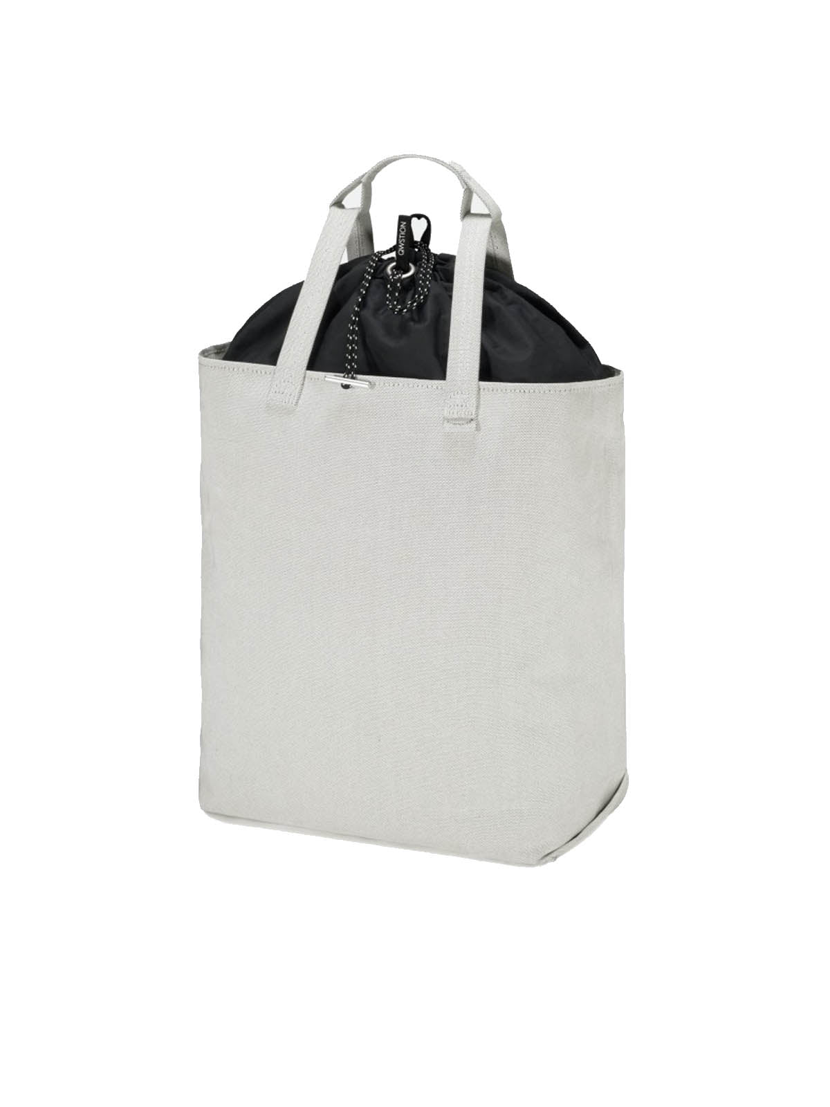 Qwstion Bananatex Tote Bag Medium Gravel / Raven