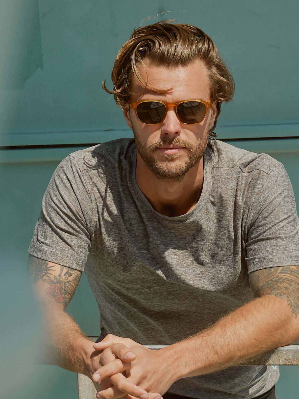 Raen Aren 53 Honey / Green Polarized