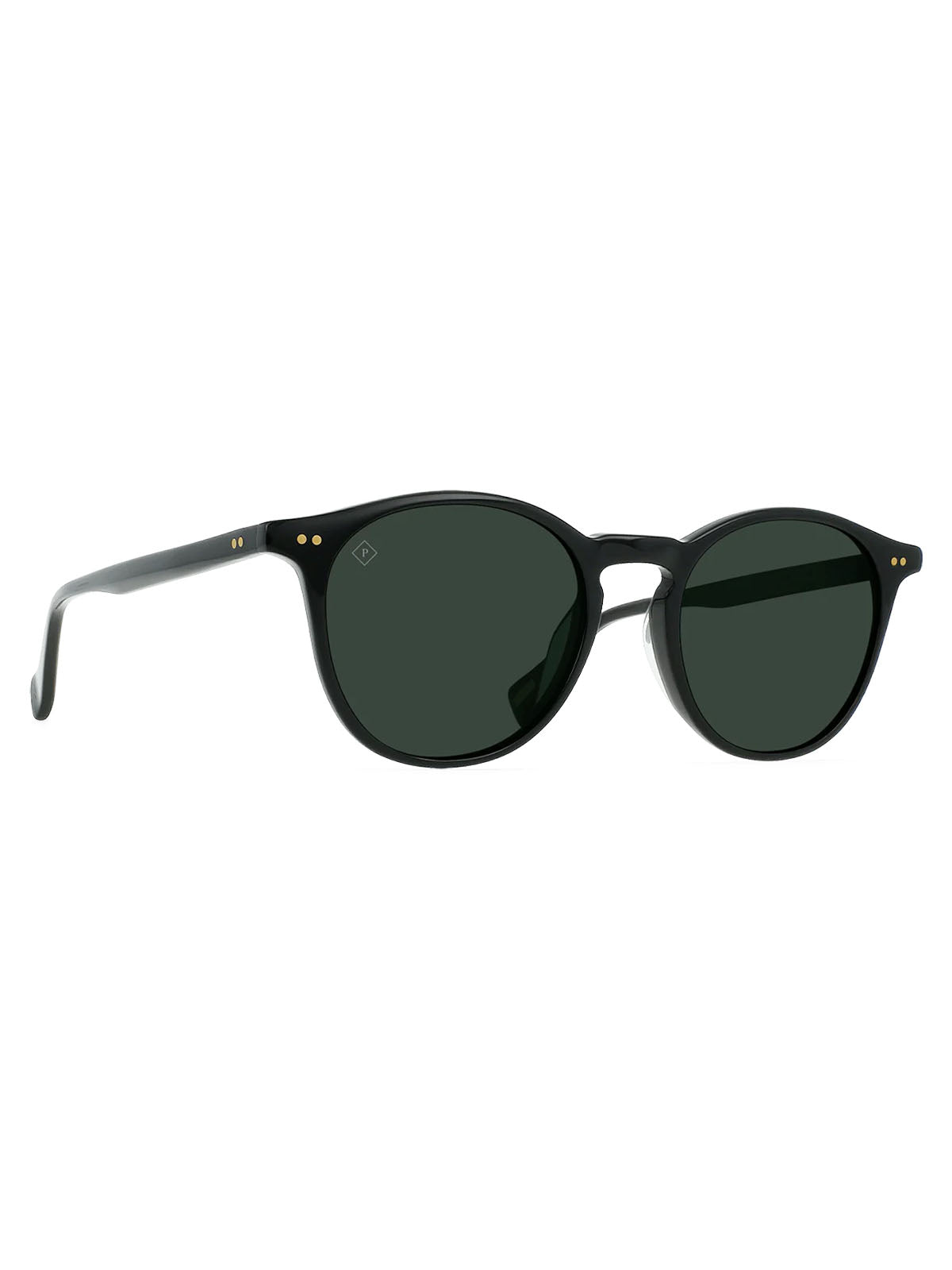 Raen Basq 50 Recycled Black / Green Polarized