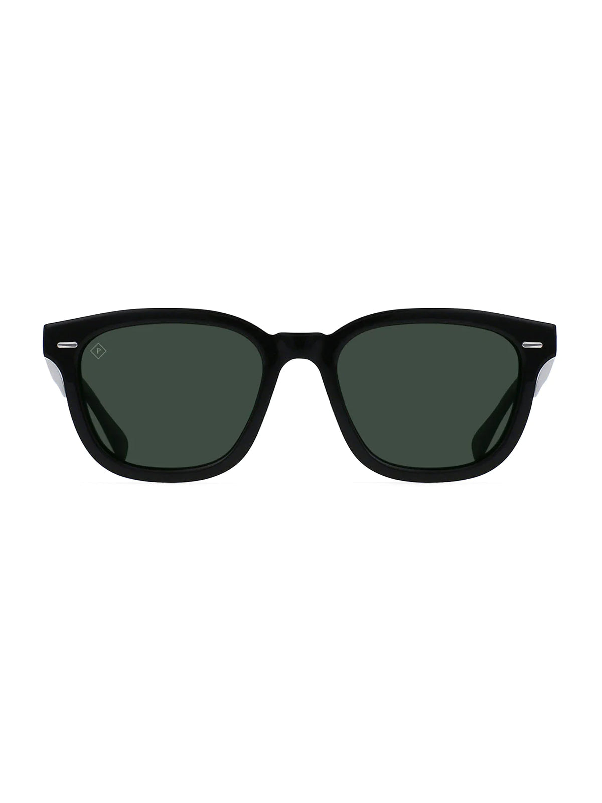 Raen Myles 53 Crystal Black / Green Polarized