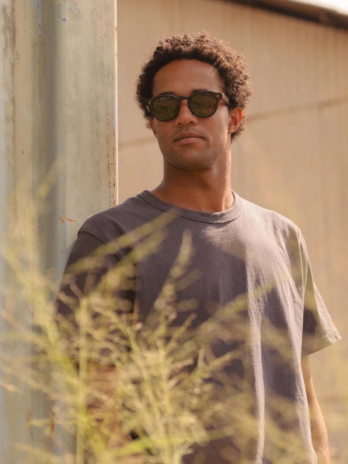 Raen Zelti 49 Recycled Black / Green Polarized