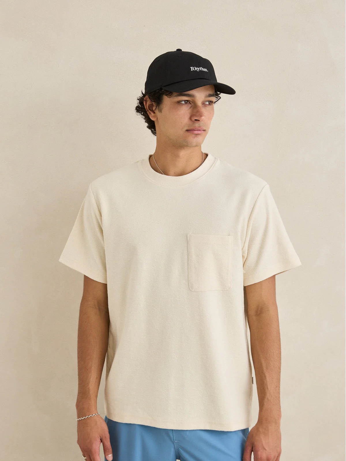 Rhythm Essential Brushed Twill Cap Black