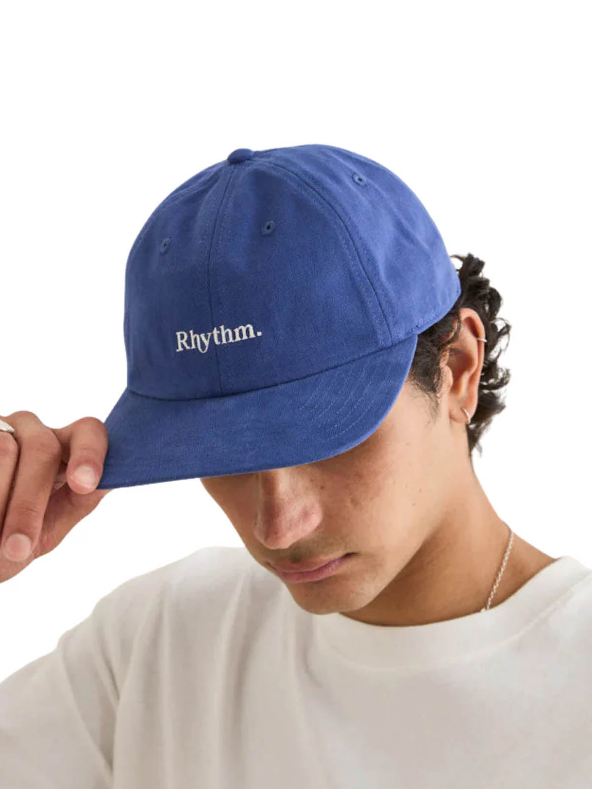 Rhythm Essential Brushed Twill Cap Blue