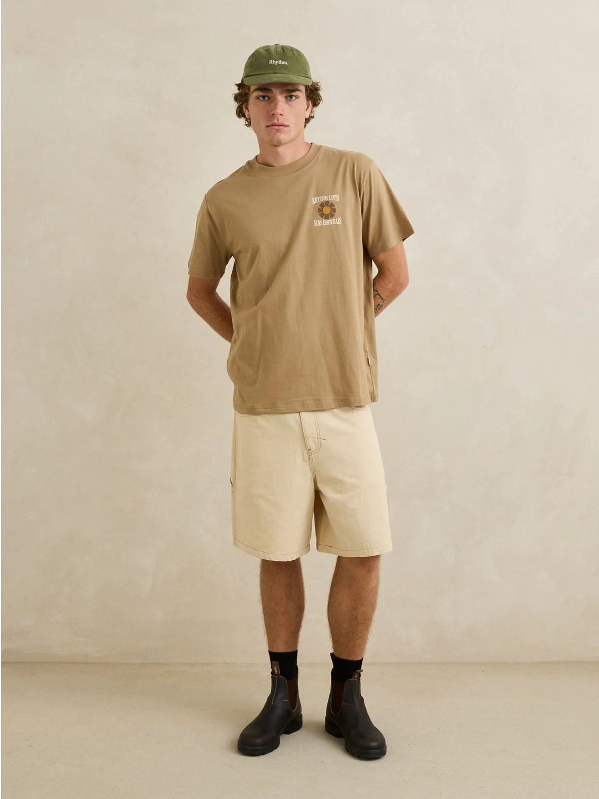 Rhythm Essential Brushed Twill Cap Dill