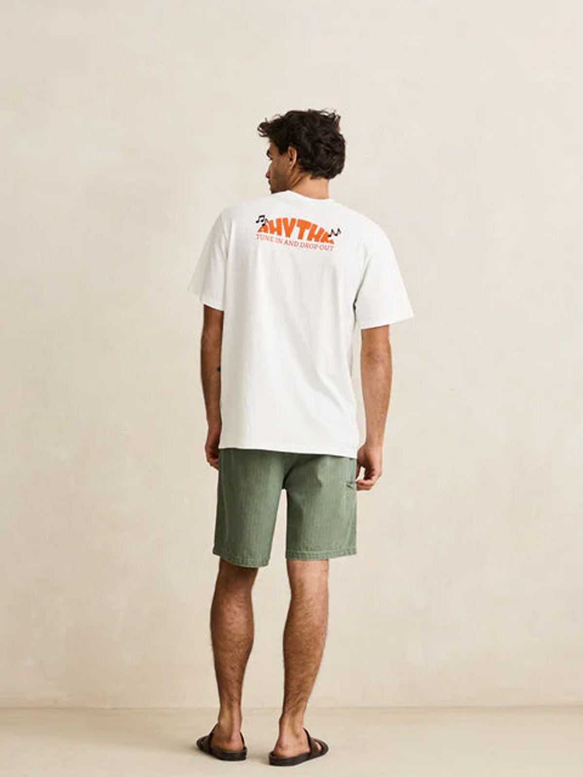 Rhythm Essential Herringbone Short Olive