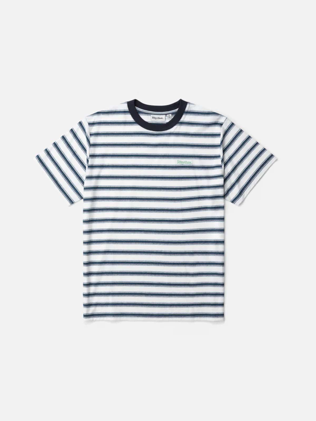 Rhythm Everyday Stripe T-Shirt Vintage White