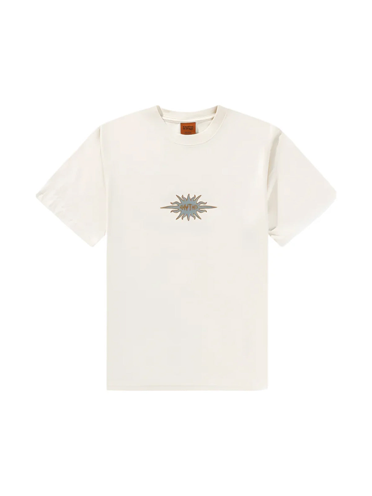 Rhythm Flame Printed Vintage Tee White