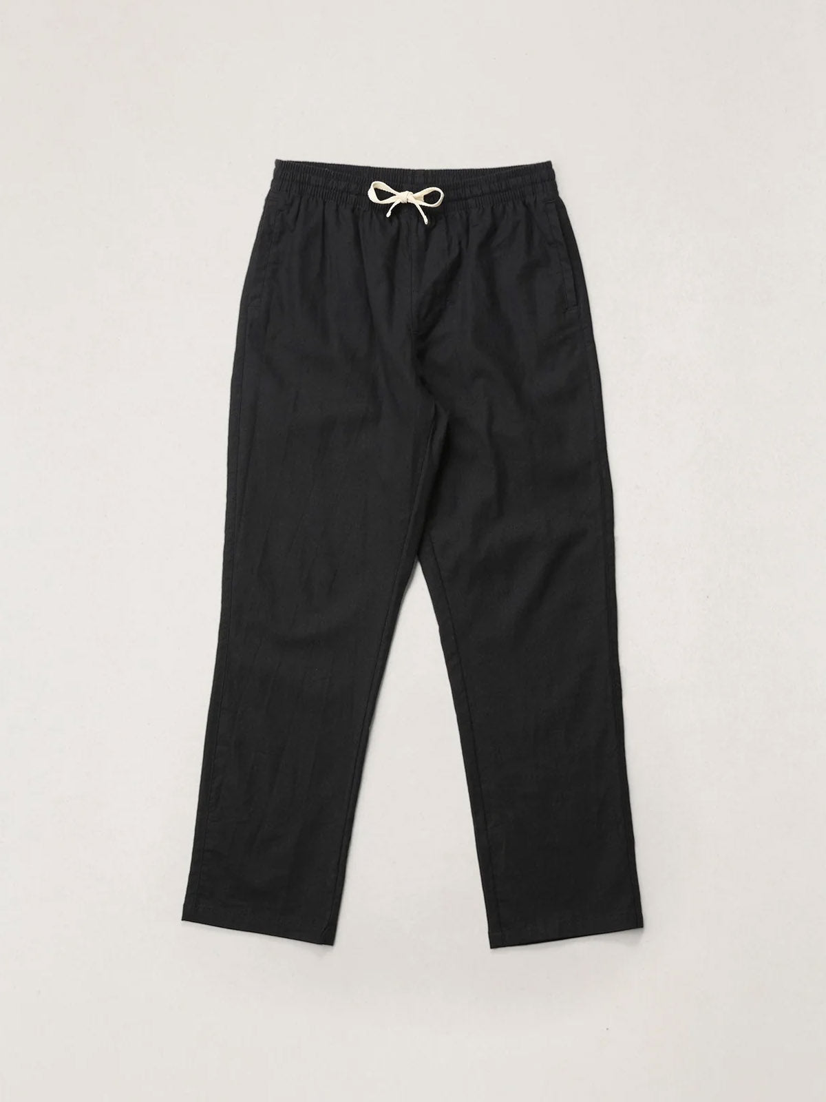 Rhythm Linen Jam Pant Black