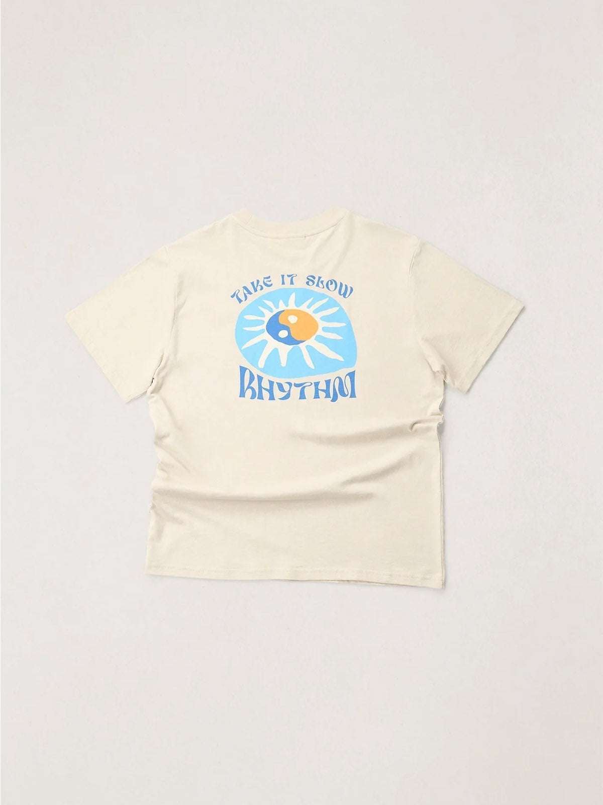 Rhythm Slow Down Slub T-Shirt Moonrock