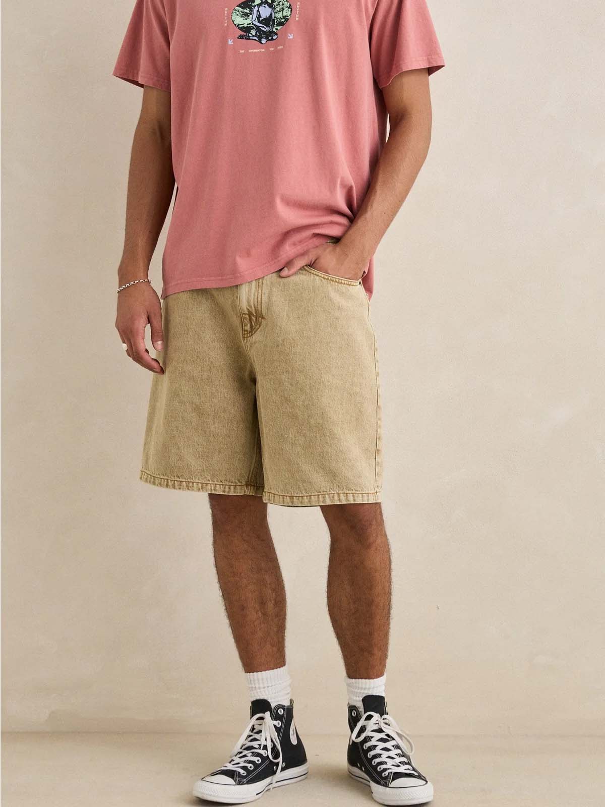 Rhythm Toby Denim Short Sand