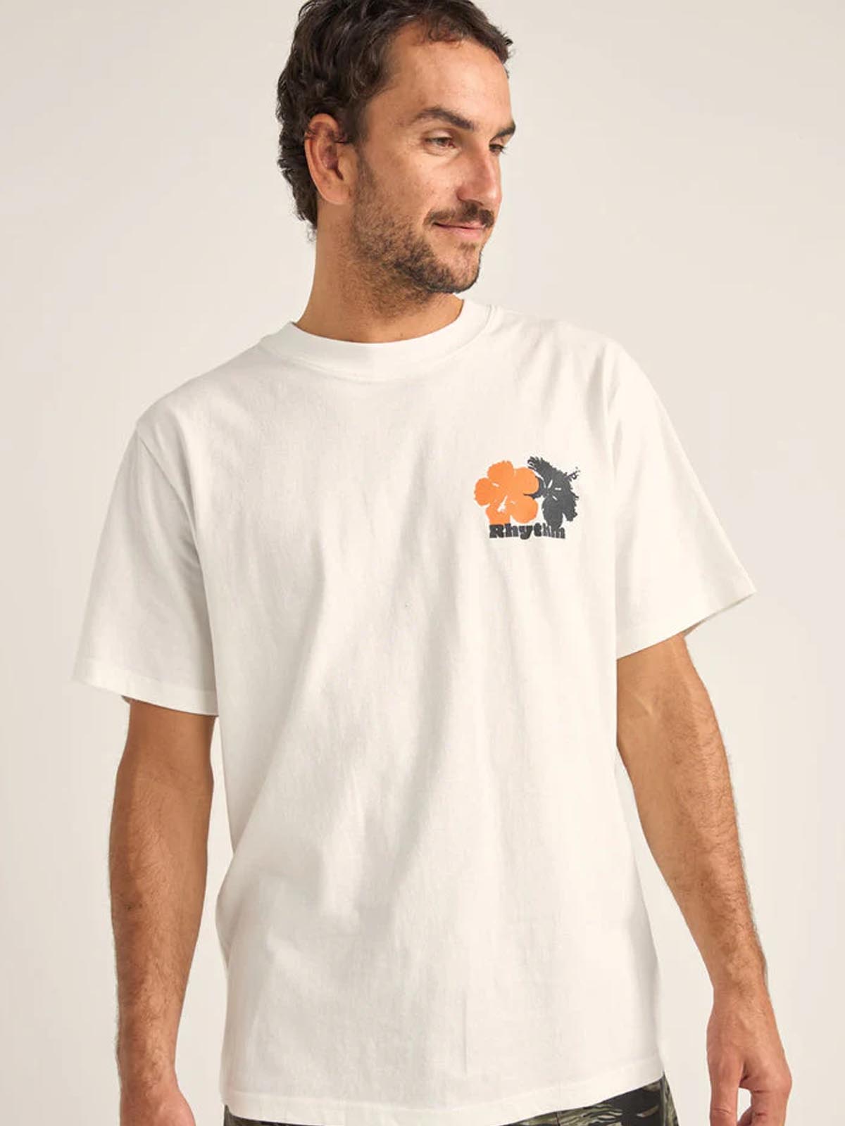 Rhythm Tropic Radio Vintage SS T-Shirt White