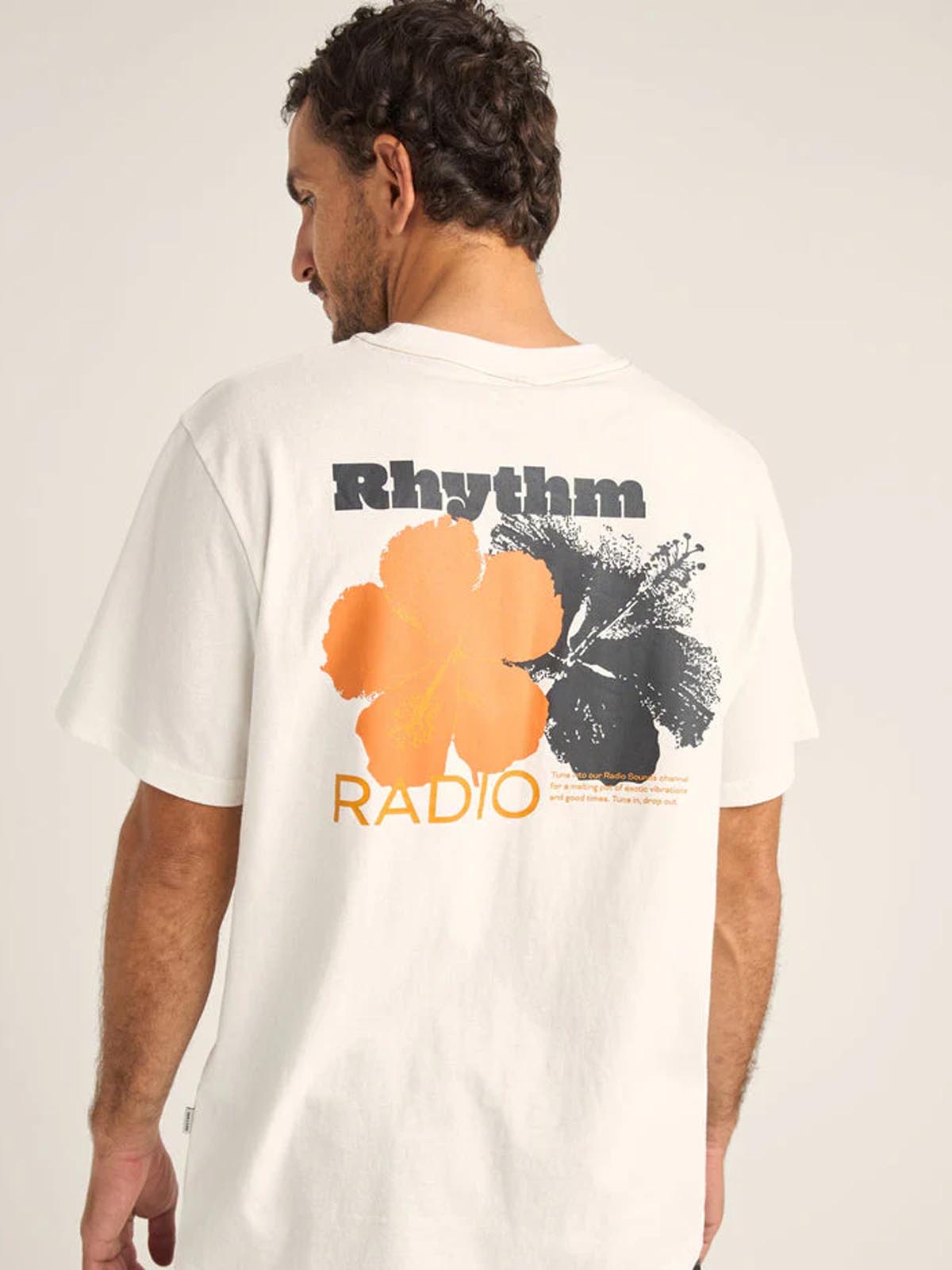 Rhythm Tropic Radio Vintage SS T-Shirt White
