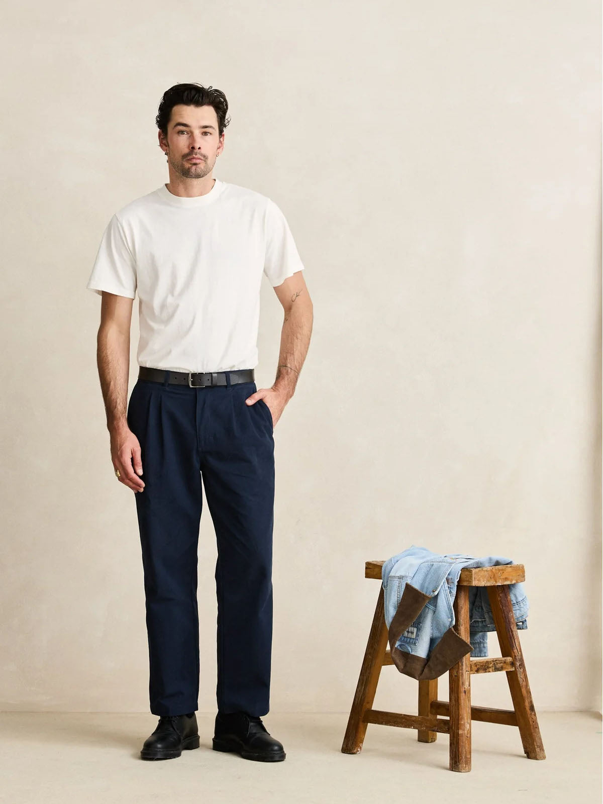 Rhythm Twill Pressed Trouser Navy