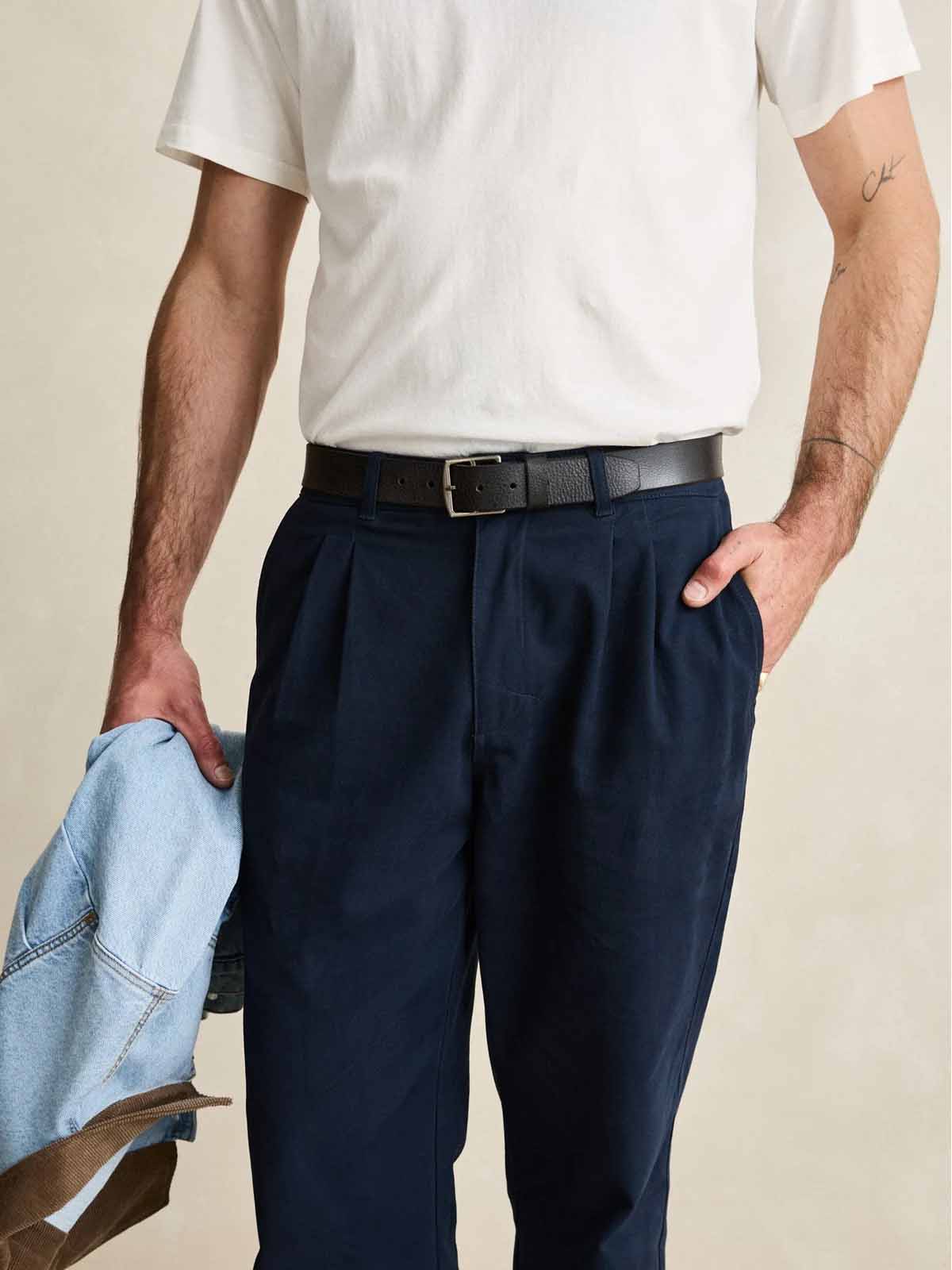 Rhythm Twill Pressed Trouser Navy