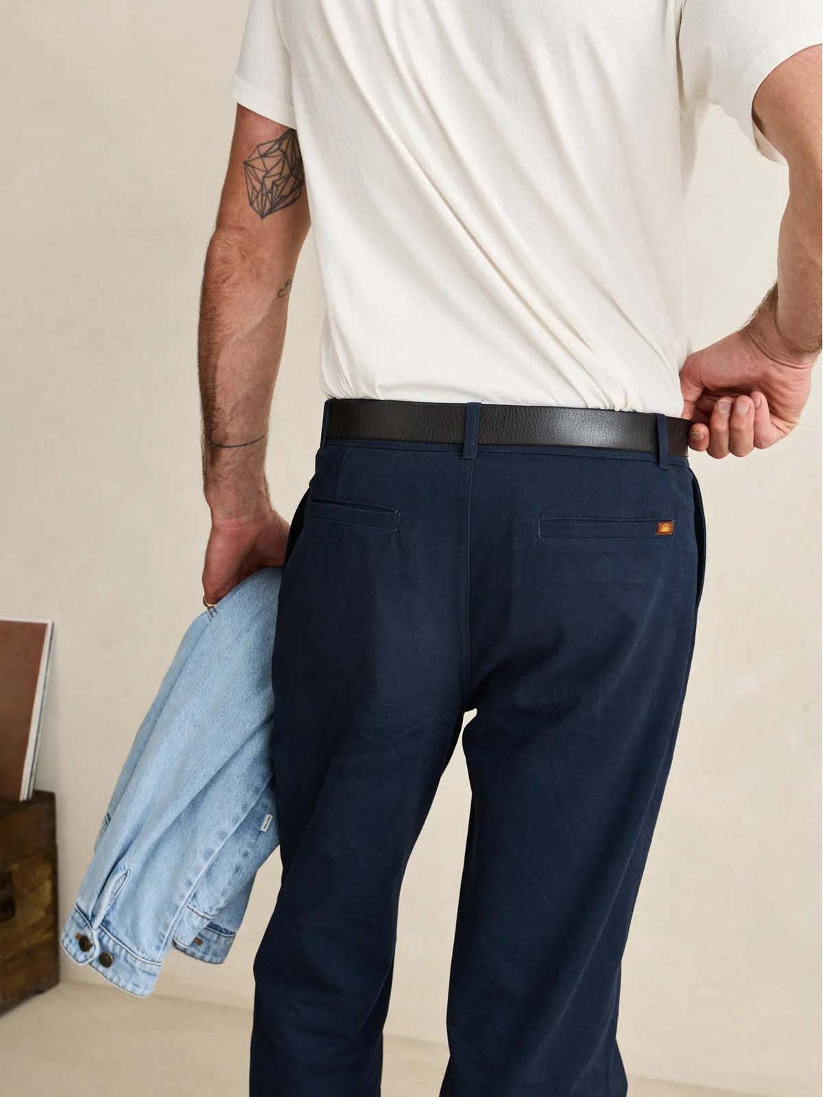 Rhythm Twill Pressed Trouser Navy