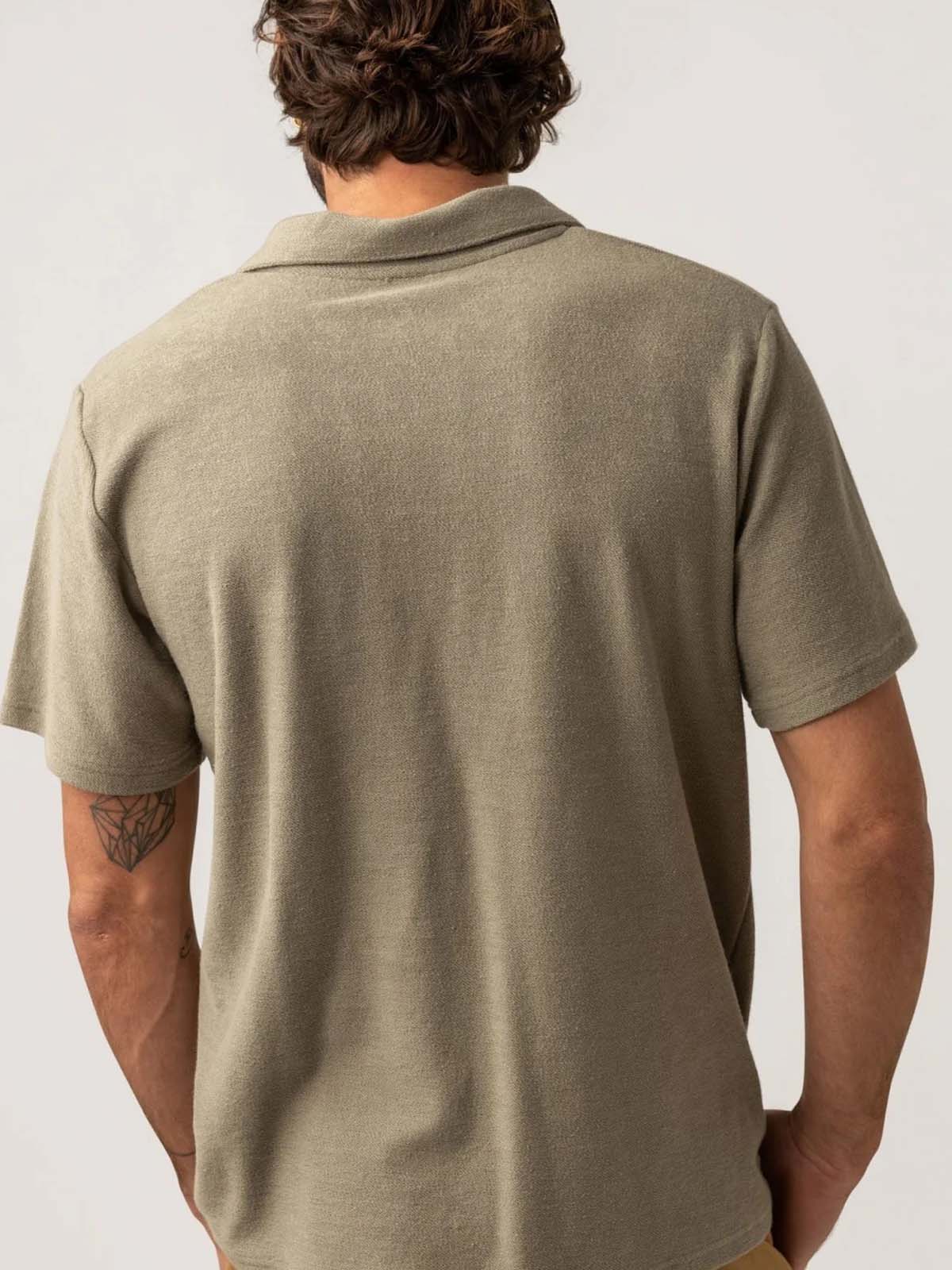 Rhythm Vintage Terry Polo Sage