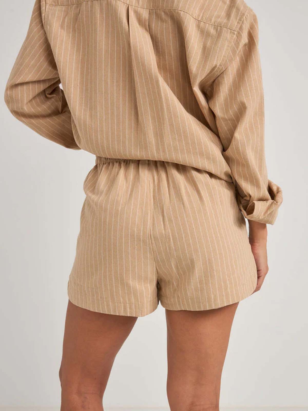 Rhythm Women's Byron Striped Short Natural