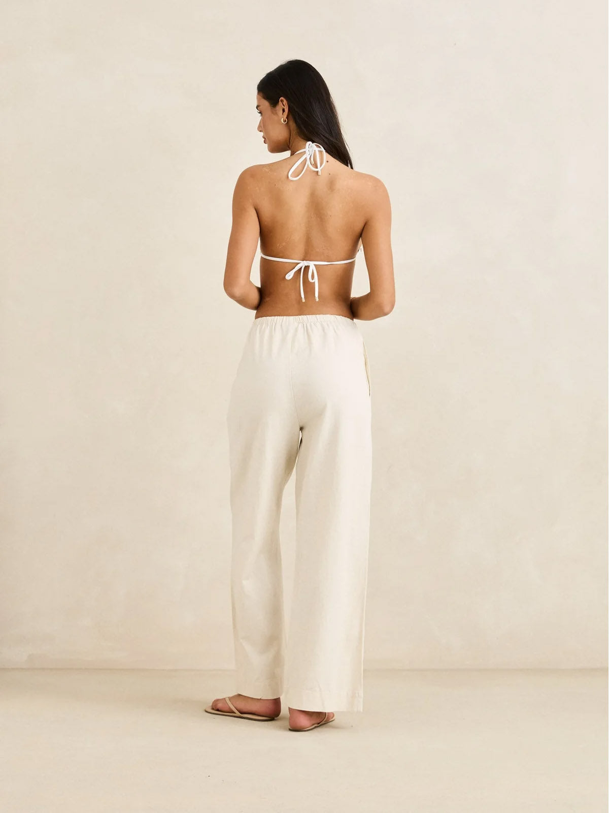 Rhythm Women's Classic Drawstring Pant Oat