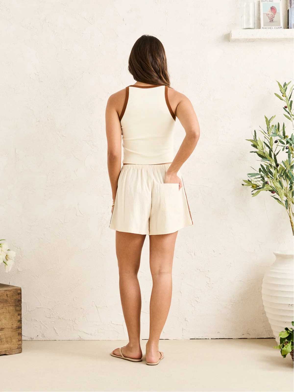 Rhythm Women's Isadora Short Cream