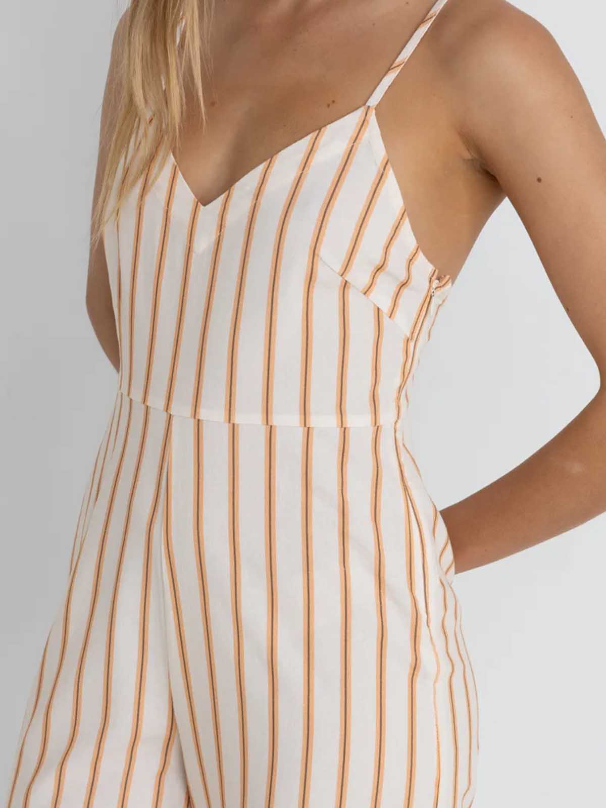 Rhythm Women's Tide Stripe Jumpsuit Natural