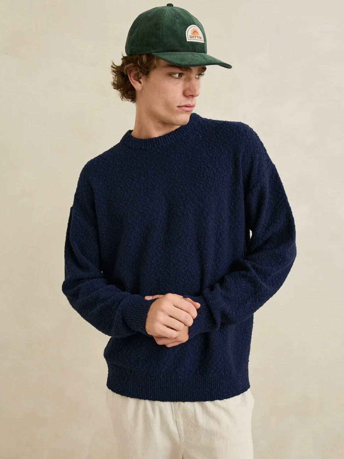 Rhythm Worn Path Knit Navy