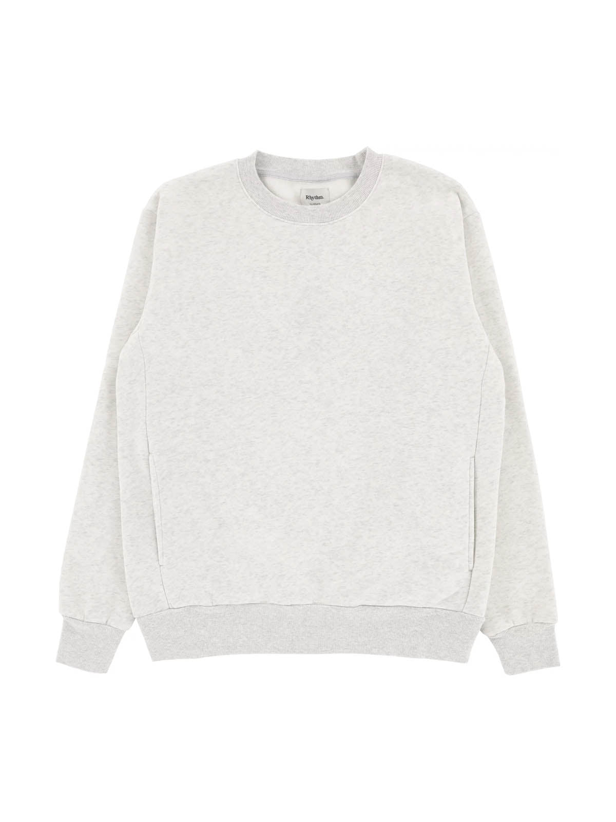 Rhythm Classic Crew Fleece Heathered Grey