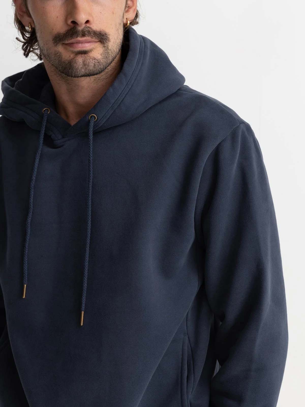 Rhythm Classic Hood Fleece Worn Navy