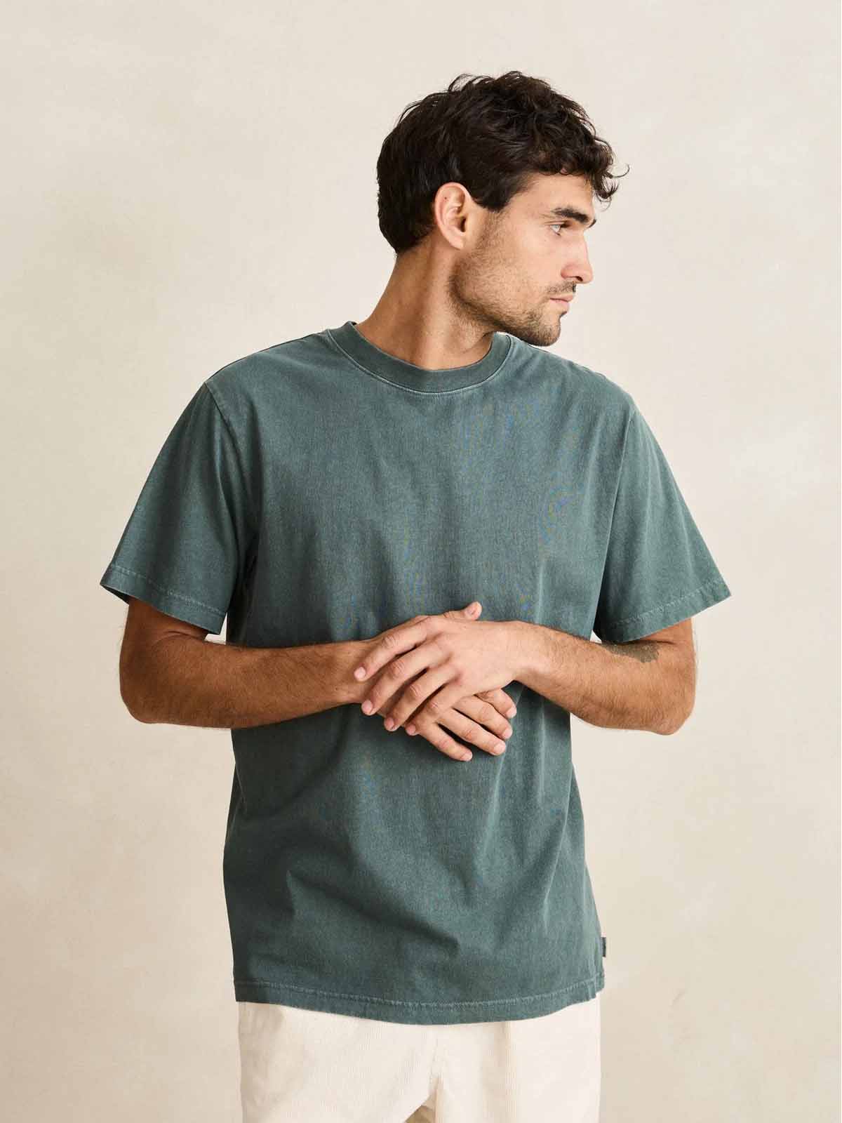Rhythm Classic Vintage Tee Silver Pine