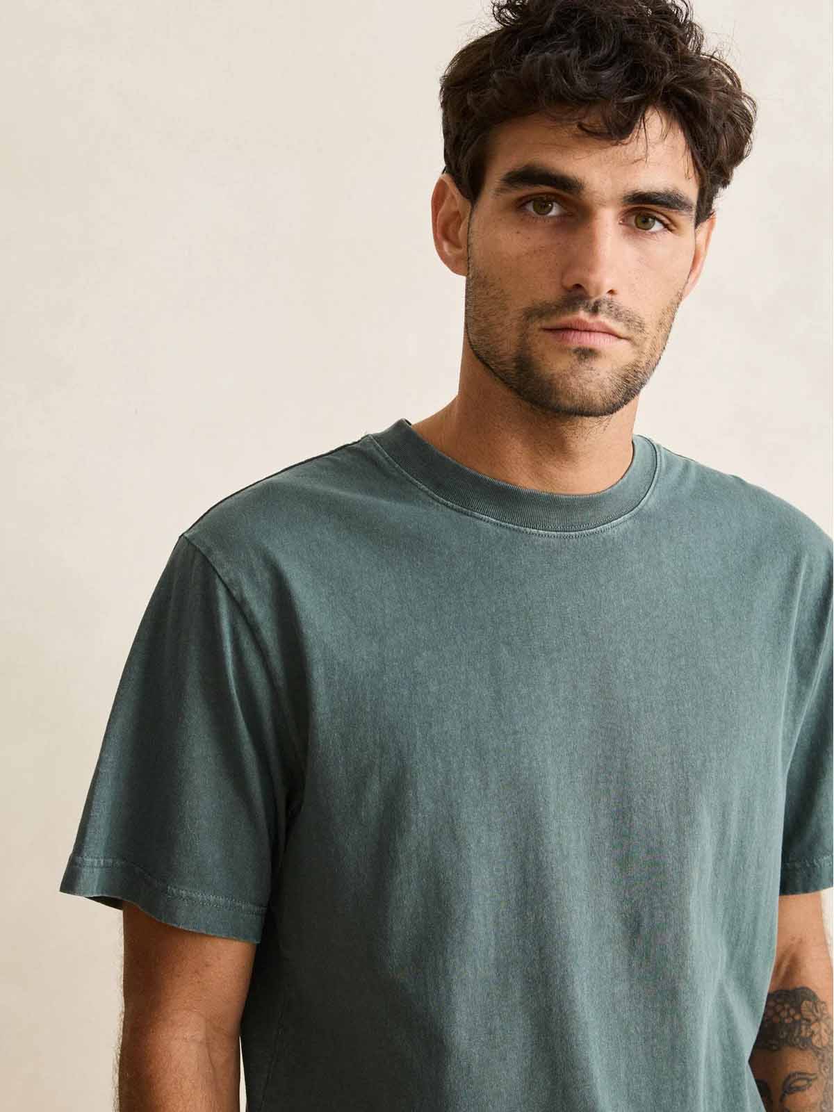 Rhythm Classic Vintage Tee Silver Pine