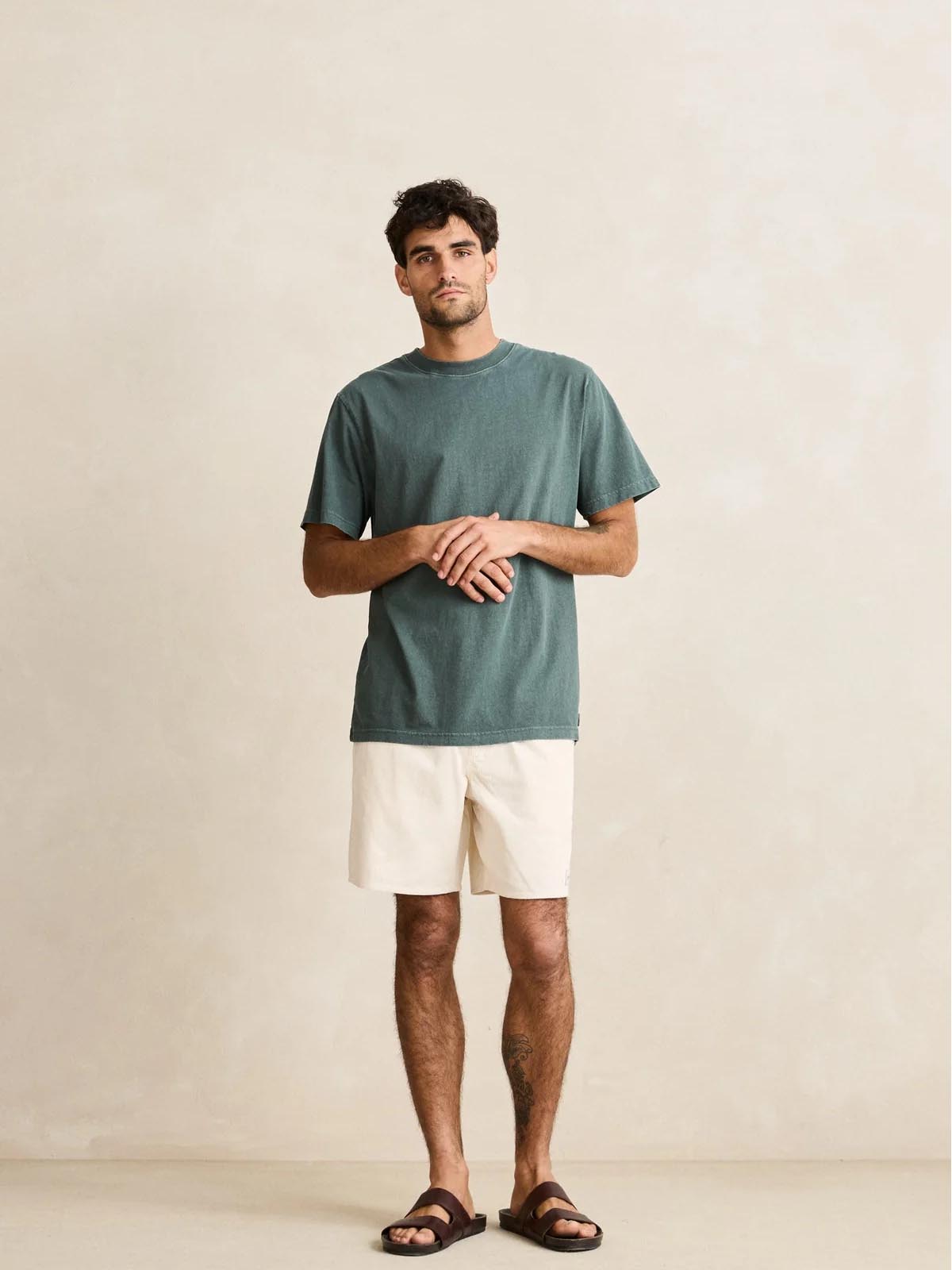 Rhythm Classic Vintage Tee Silver Pine
