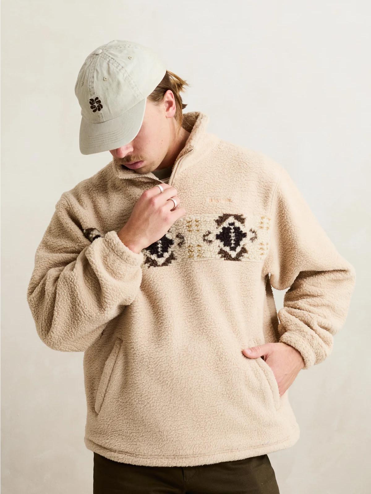 Rhythm Dusty Quarter Zip Natural