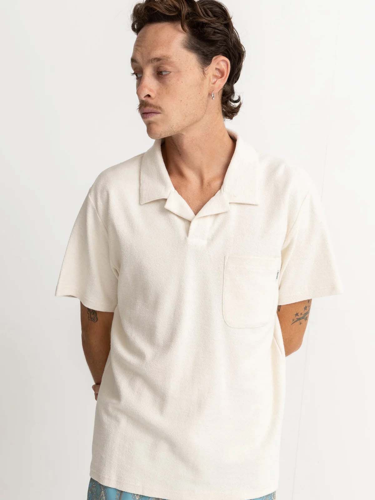 Rhythm Vintage Terry Polo Natural