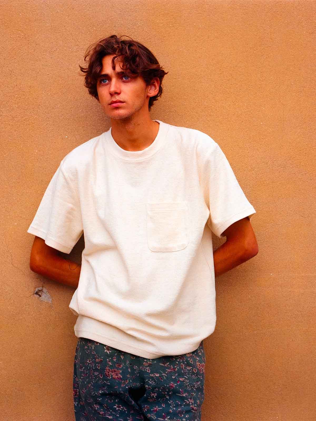 Rhythm Vintage Terry T-Shirt Natural