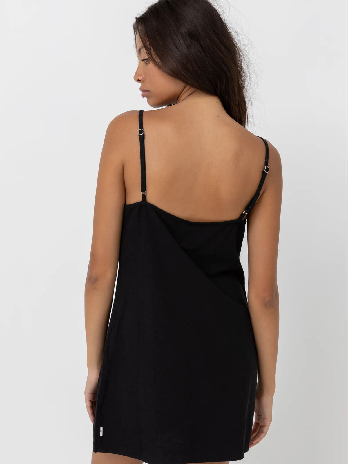 Rhythm Women's Classic Slip Dress Black