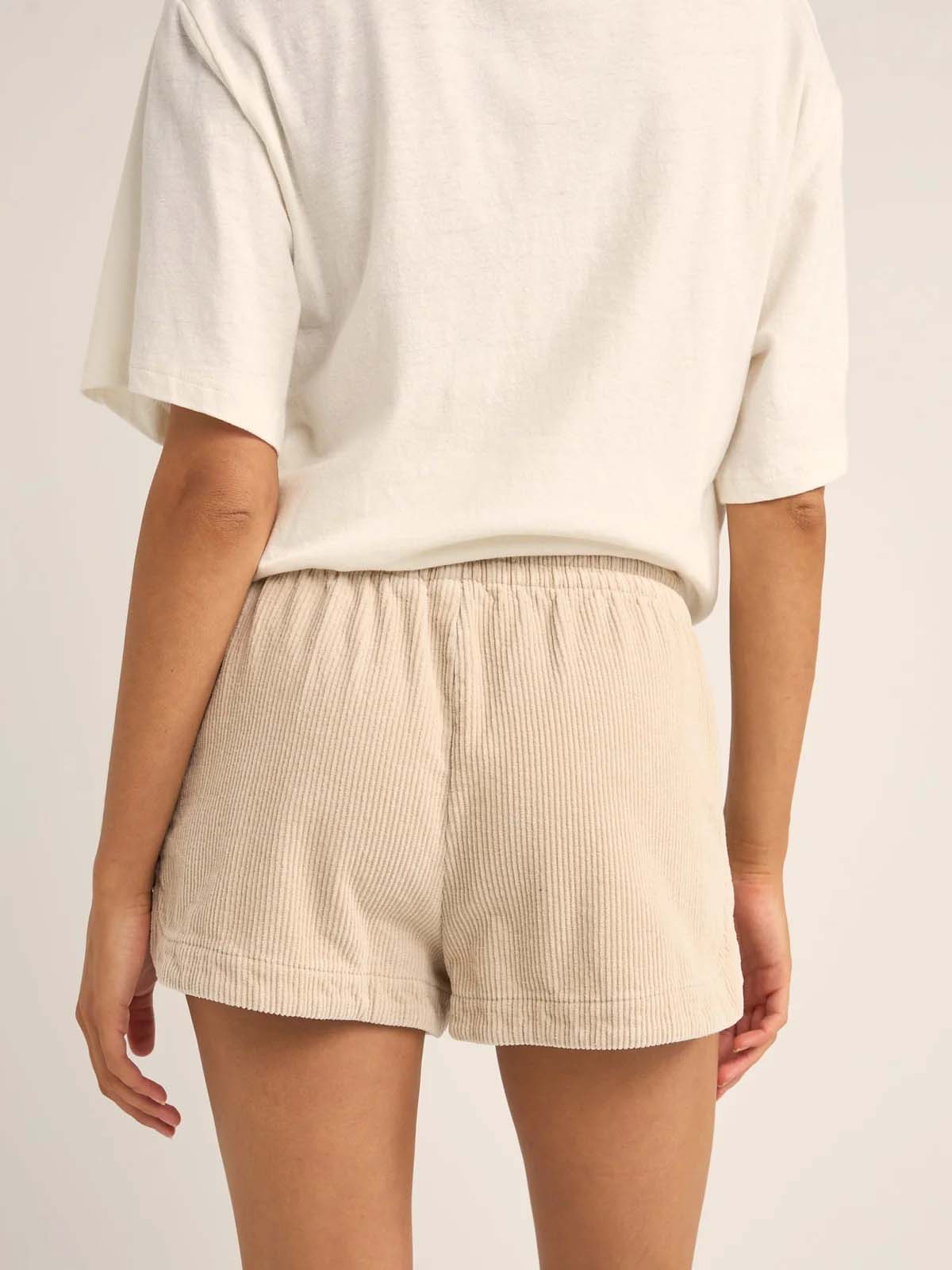 Rhythm Women's Mazzy Corduroy Short Sand