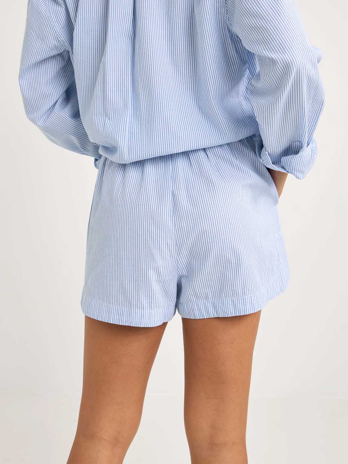 Rhythm Women's Zephyr Stripe Short Blue