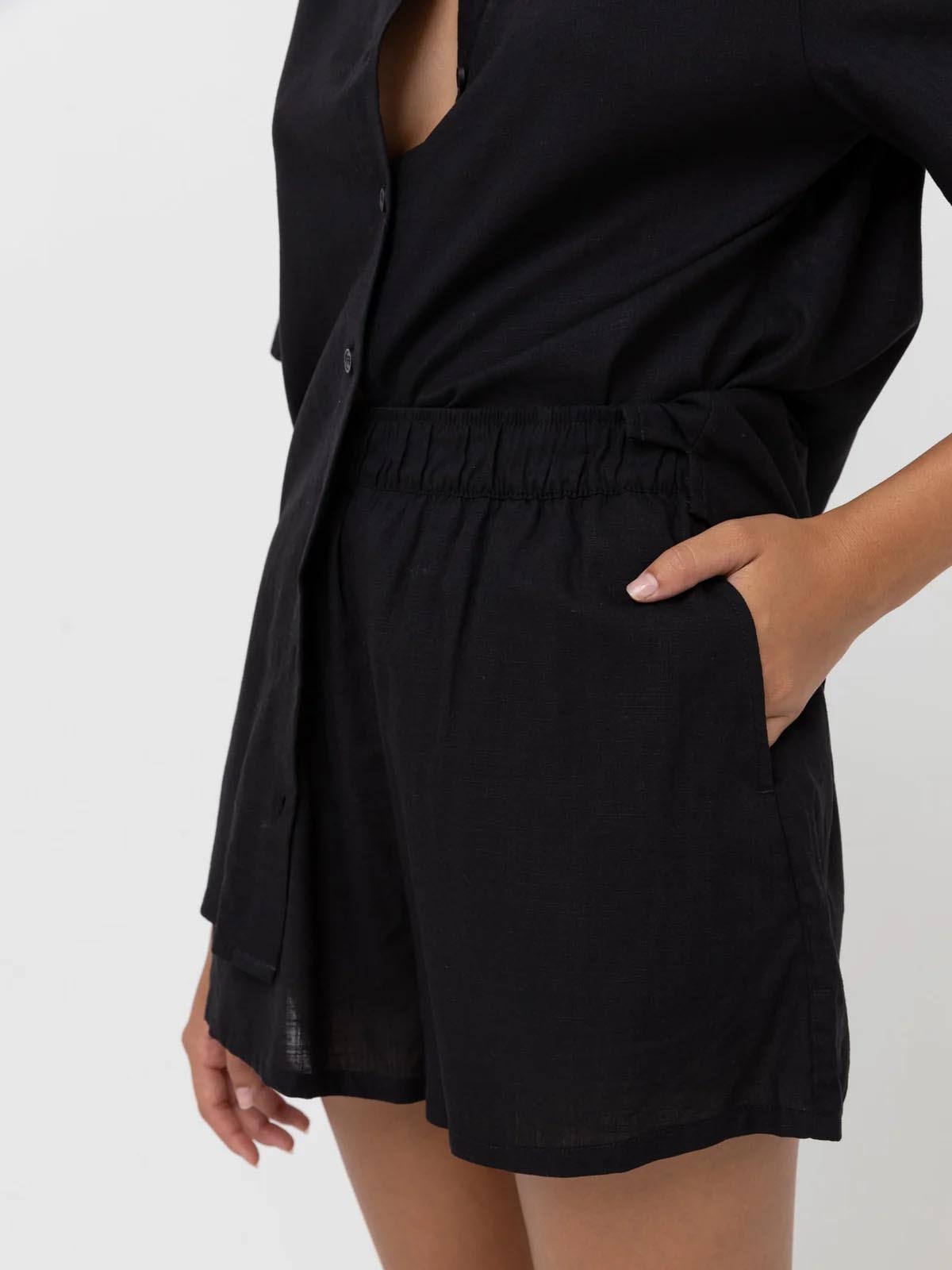 Rhythm Women's Classic Beach Short Black