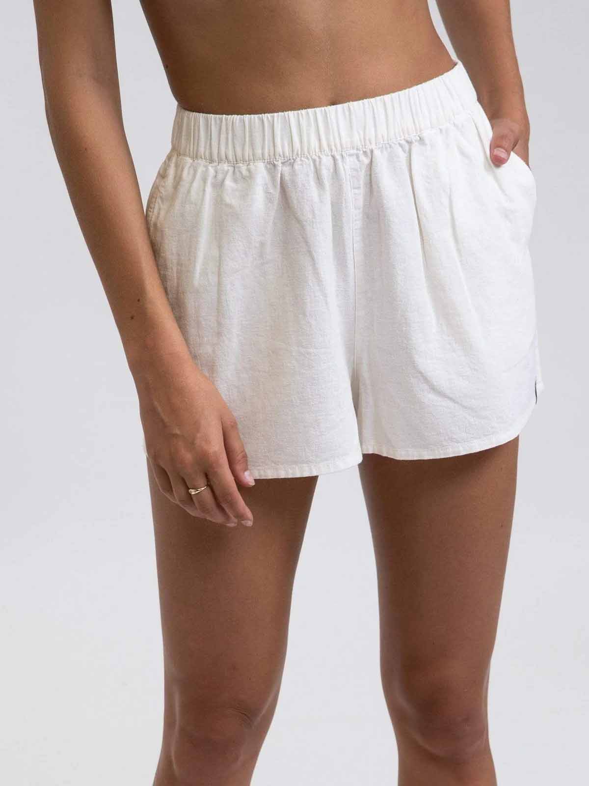 Rhythm Women's Classic Beach Short White