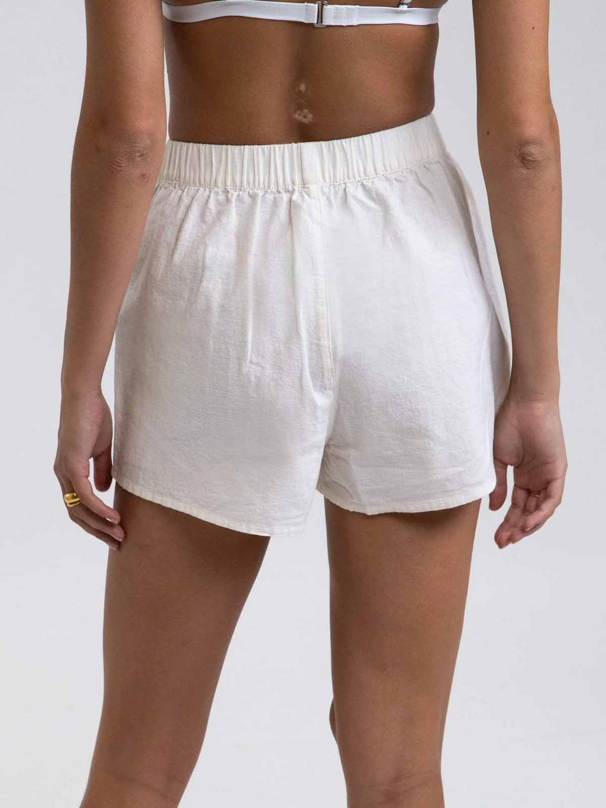 Rhythm Women's Classic Beach Short White
