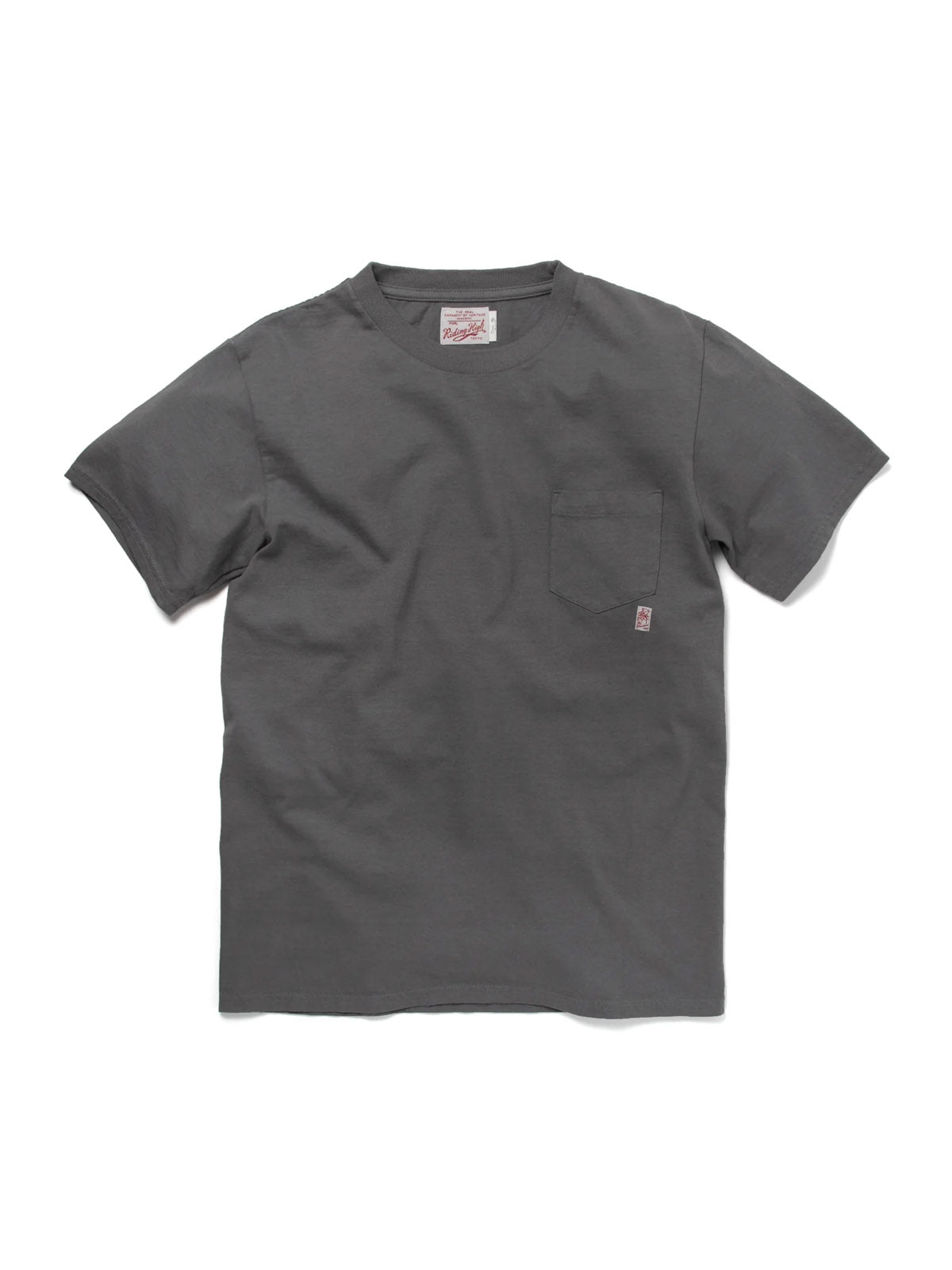Riding High Pocket T-Shirt Charcoal