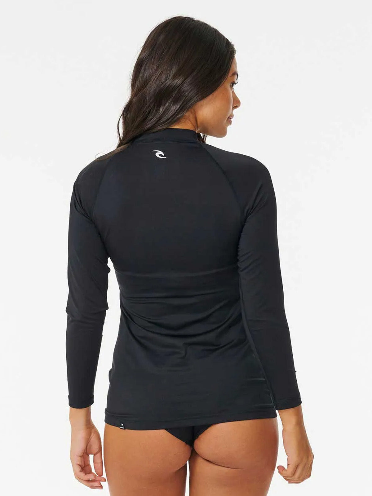 Rip Curl Womens Classic Surf LS UPF Rashguard Black