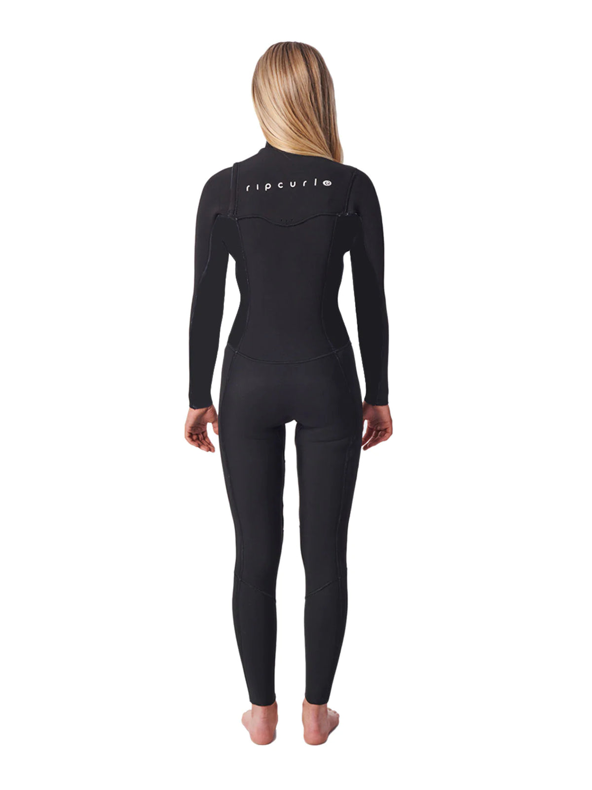 Rip Curl Wetsuit Womens Dawn Patrol 4-3 GBS Chestzip Black SS22